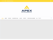 Tablet Screenshot of apexenviro.co.za